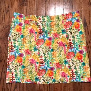 J. Crew/Liberty mini skirt, size 8